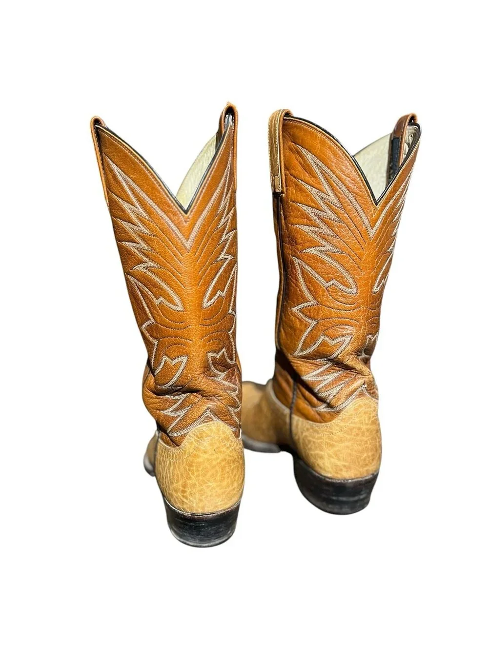 Vintage Dan Post Rhino Cowboy Boots